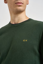 Maglia uomo girocollo verde K46159 37 SUN68 