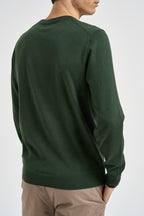Maglia uomo girocollo verde K46159 37 SUN68 