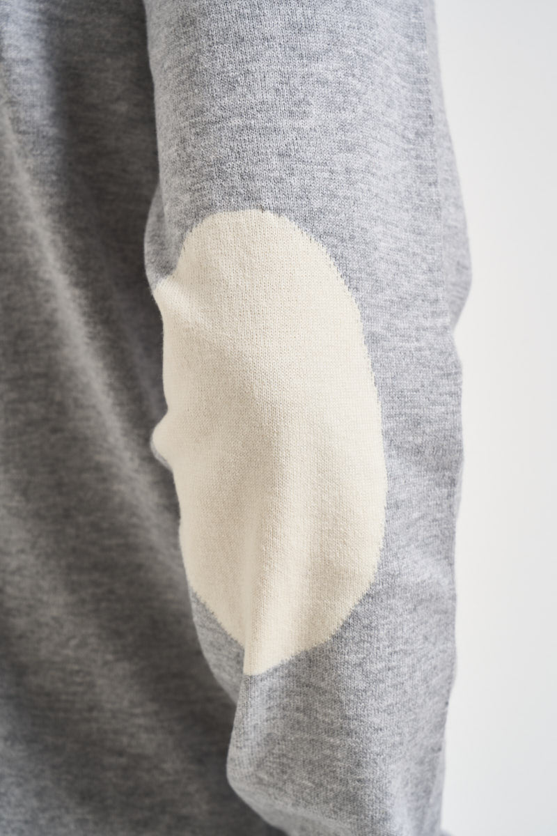 Maglia uomo girocollo grigio chiaro K46160 06 SUN68 