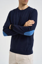 Maglia uomo girocollo blu navy K46160 07 SUN68 