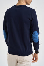 Maglia uomo girocollo blu navy K46160 07 SUN68 