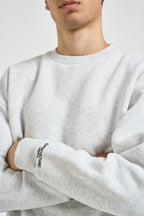 Felpa uomo a girocollo grigio mèlange BLAKE GRIGIO NK SUPERCULTURE* 