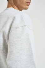 Felpa uomo a girocollo grigio mèlange BLAKE GRIGIO NK SUPERCULTURE* 