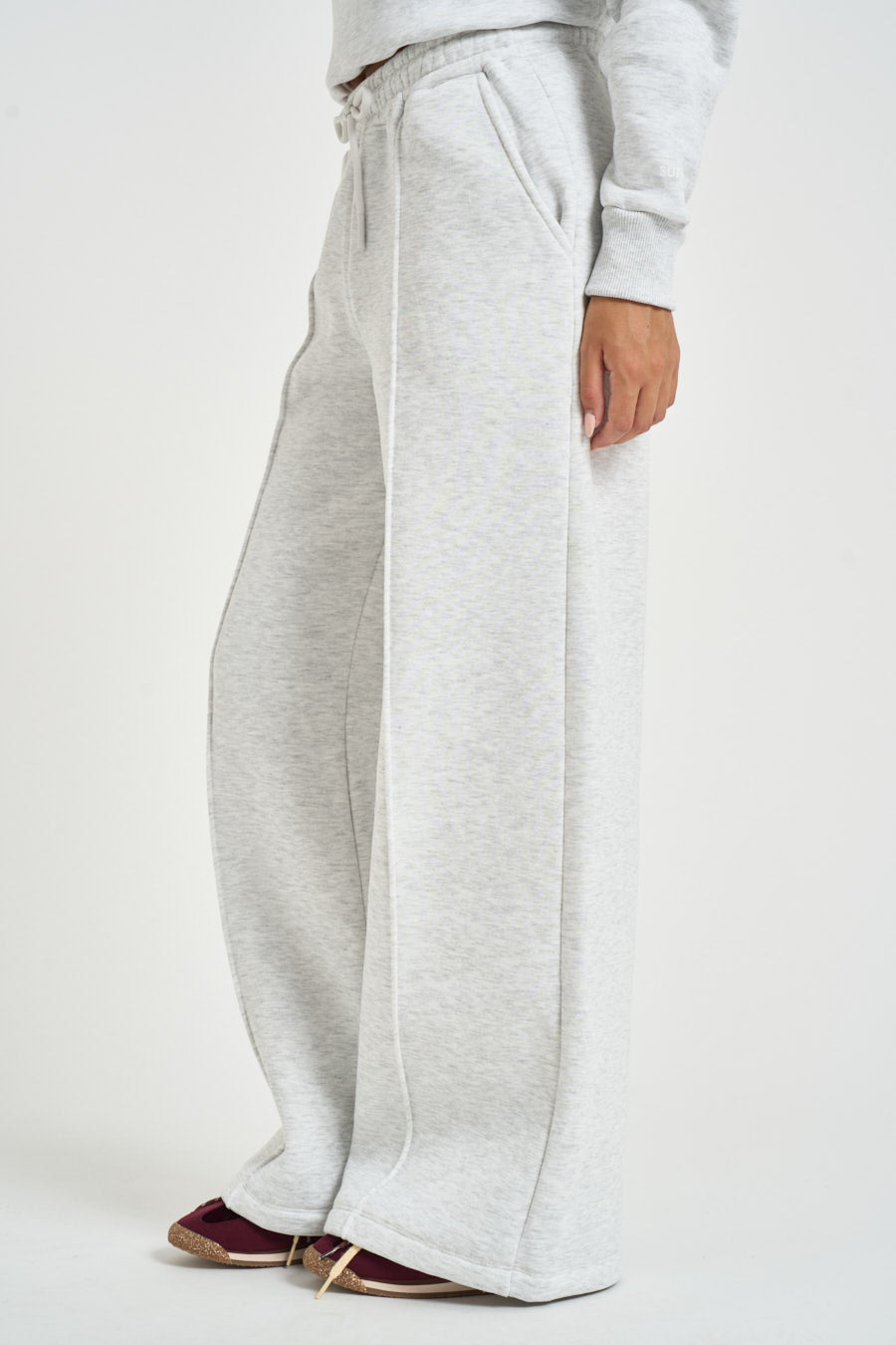 Pantalone donna a palazzo Demiz grigio chiaro DEMIZ GRIGIO NK SUPERCULTURE* 