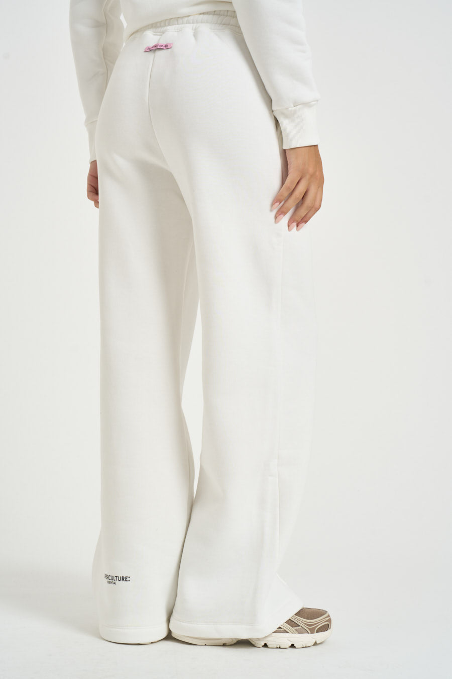 Pantalone donna a palazzo Demiz bianco DEMIZ OFF WHITE SUPERCULTURE* 