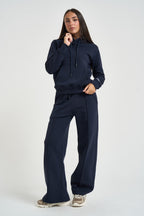 Felpa donna con cappuccio blu navy GRETA Z BLU SUPERCULTURE* 