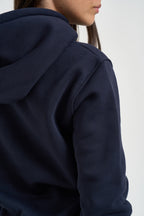 Felpa donna con cappuccio blu navy GRETA Z BLU SUPERCULTURE* 