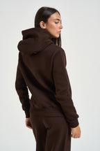 Felpa donna con cappuccio moro GRETA Z MORO SUPERCULTURE* 