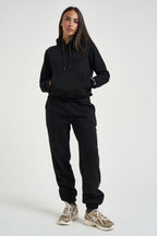 Felpa donna con cappuccio nera GRETA Z NERO SUPERCULTURE* 