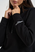 Felpa donna con cappuccio nera GRETA Z NERO SUPERCULTURE* 