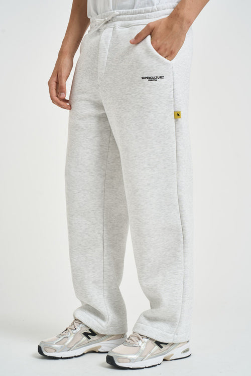 Pantalone uomo tuta loose fit grigio - 2
