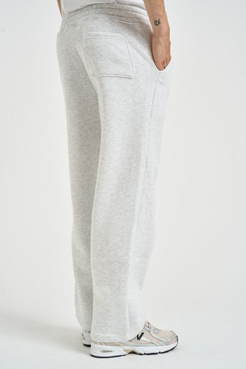 Pantalone uomo tuta loose fit grigio - 4