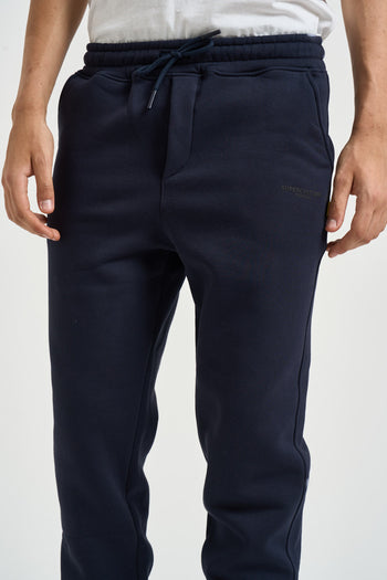 Pantalone uomo tuta jogger blu - 4