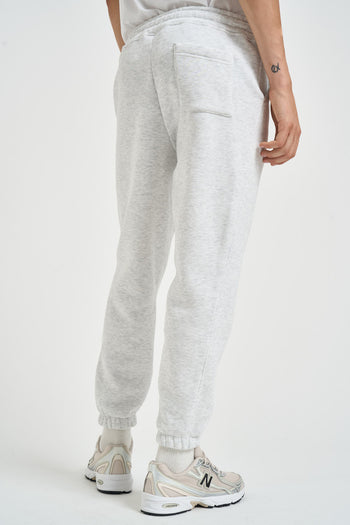Pantalone uomo tuta jogger grigio mèlange - 4