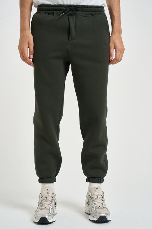 Pantalone uomo tuta jogger verde - 1