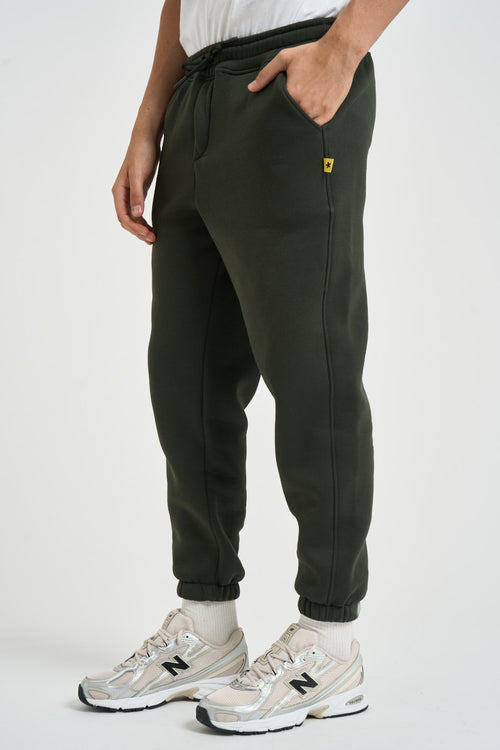 Pantalone uomo tuta jogger verde - 2