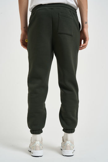 Pantalone uomo tuta jogger verde - 4
