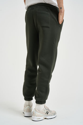 Pantalone uomo tuta jogger verde - 5