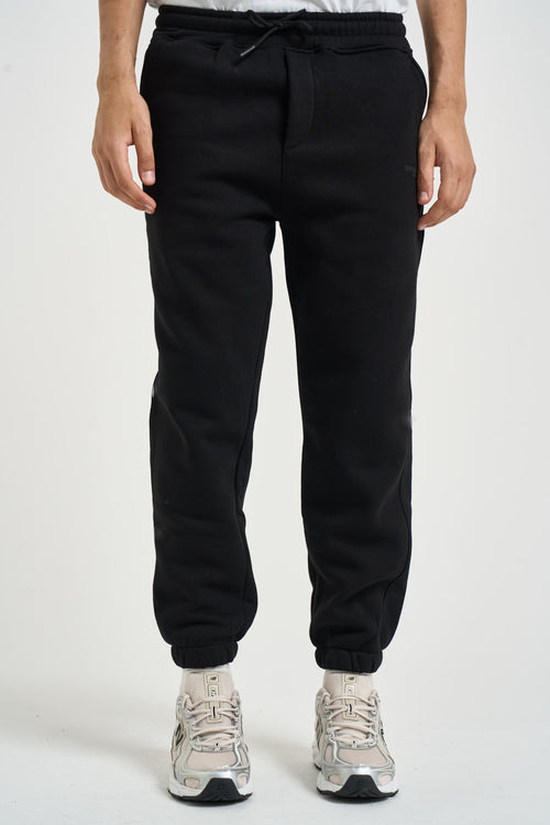Pantalone uomo tuta jogger nero - 1
