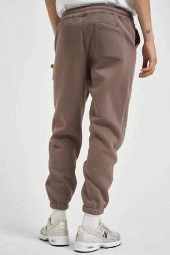 Pantalone uomo tuta jogger taupe - 3