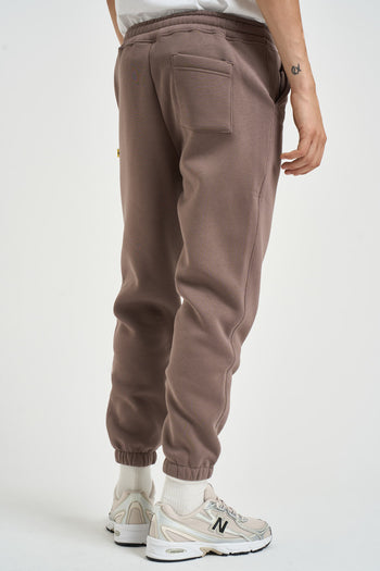 Pantalone uomo tuta jogger taupe - 4