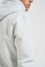 Felpa uomo con cappuccio grigio mèlange JOYZ GRIGIO NK SUPERCULTURE* 
