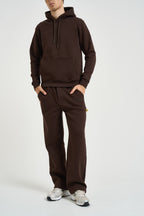 Felpa uomo con cappuccio marrone JOYZ MORO SUPERCULTURE* 