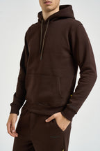Felpa uomo con cappuccio marrone JOYZ MORO SUPERCULTURE* 