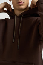 Felpa uomo con cappuccio marrone JOYZ MORO SUPERCULTURE* 
