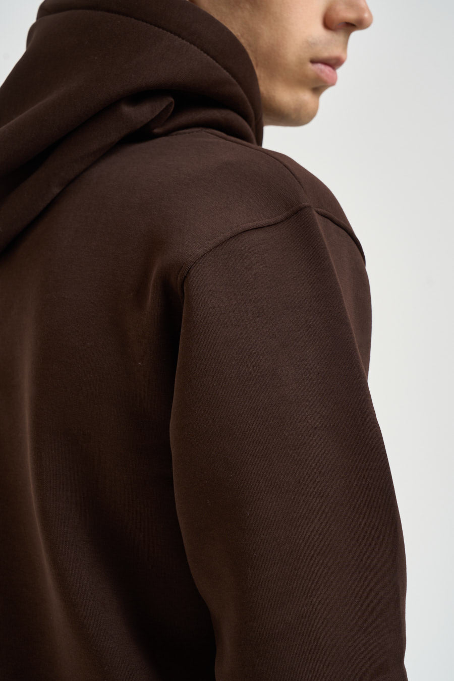 Felpa uomo con cappuccio marrone JOYZ MORO SUPERCULTURE* 