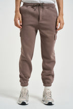 Pantalone uomo tuta jogger taupe POSERZ TORTORA SUPERCULTURE* 