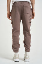 Pantalone uomo tuta jogger taupe POSERZ TORTORA SUPERCULTURE* 