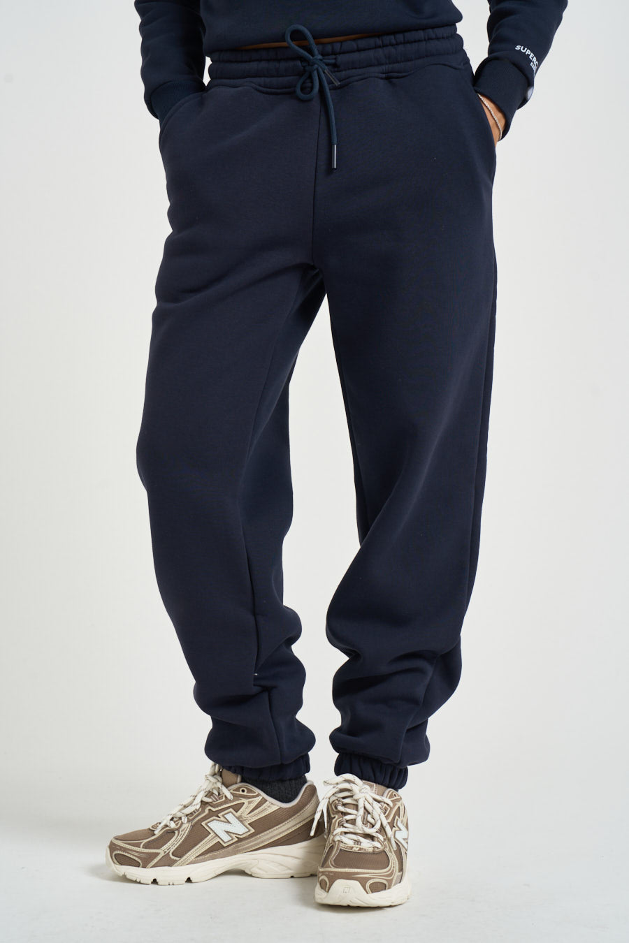Pantalone donna tuta jogger blu navy RITAZ BLU SUPERCULTURE* 