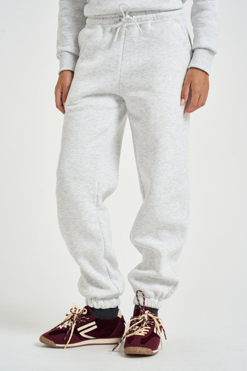 Pantalone tuta jogger donna grigio chiaro - 2