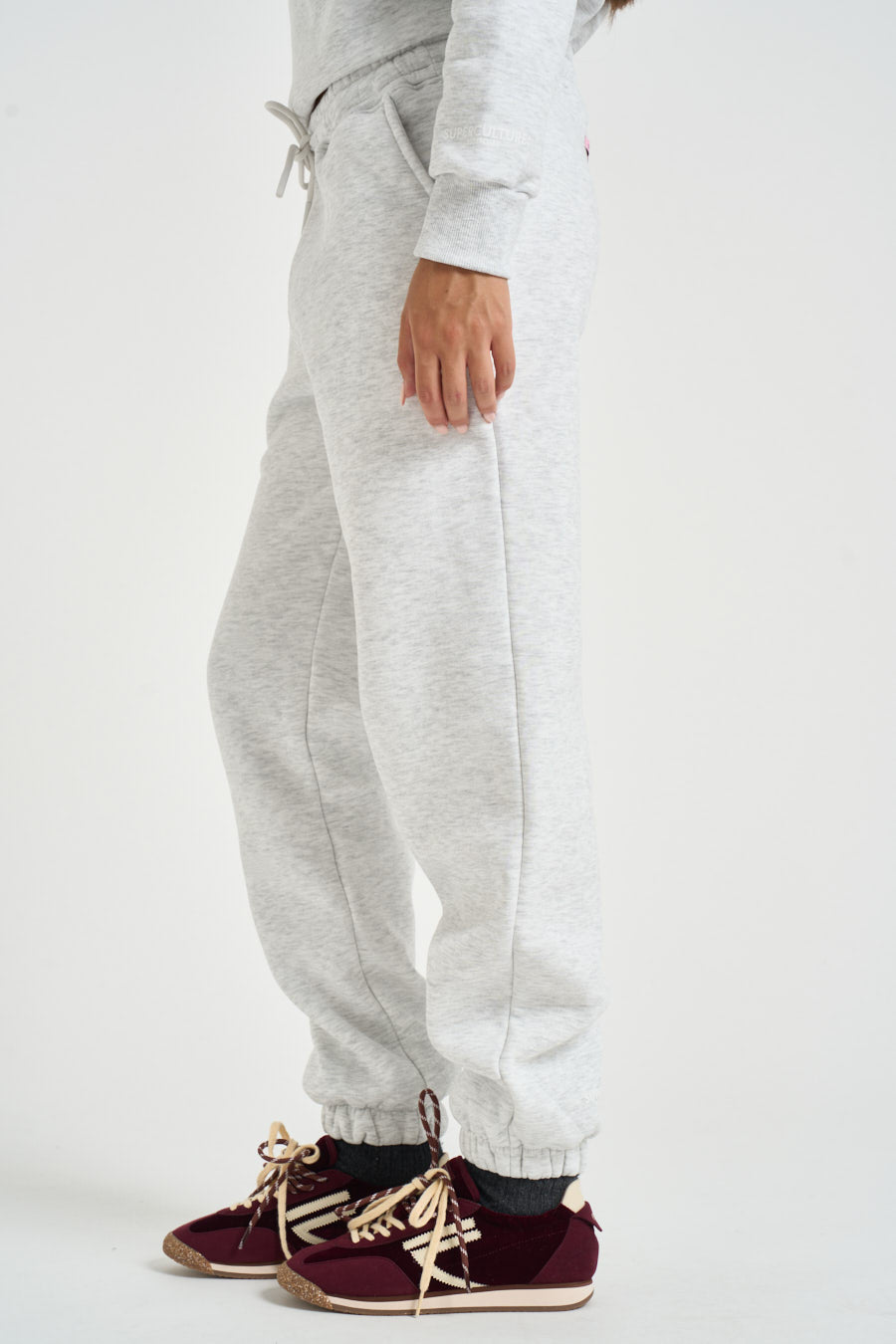 Pantalone donna tuta jogger grigio chiaro RITAZ GRIGIO NK SUPERCULTURE* 