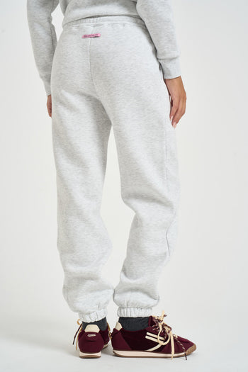 Pantalone tuta jogger donna grigio chiaro - 4