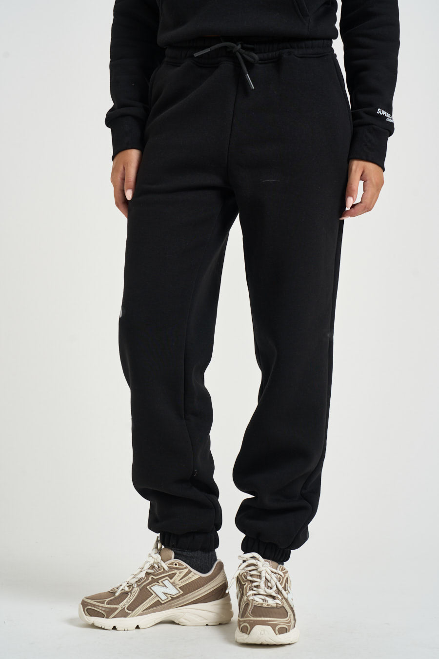 Pantalone donna tuta jogger nero RITAZ NERO SUPERCULTURE* 