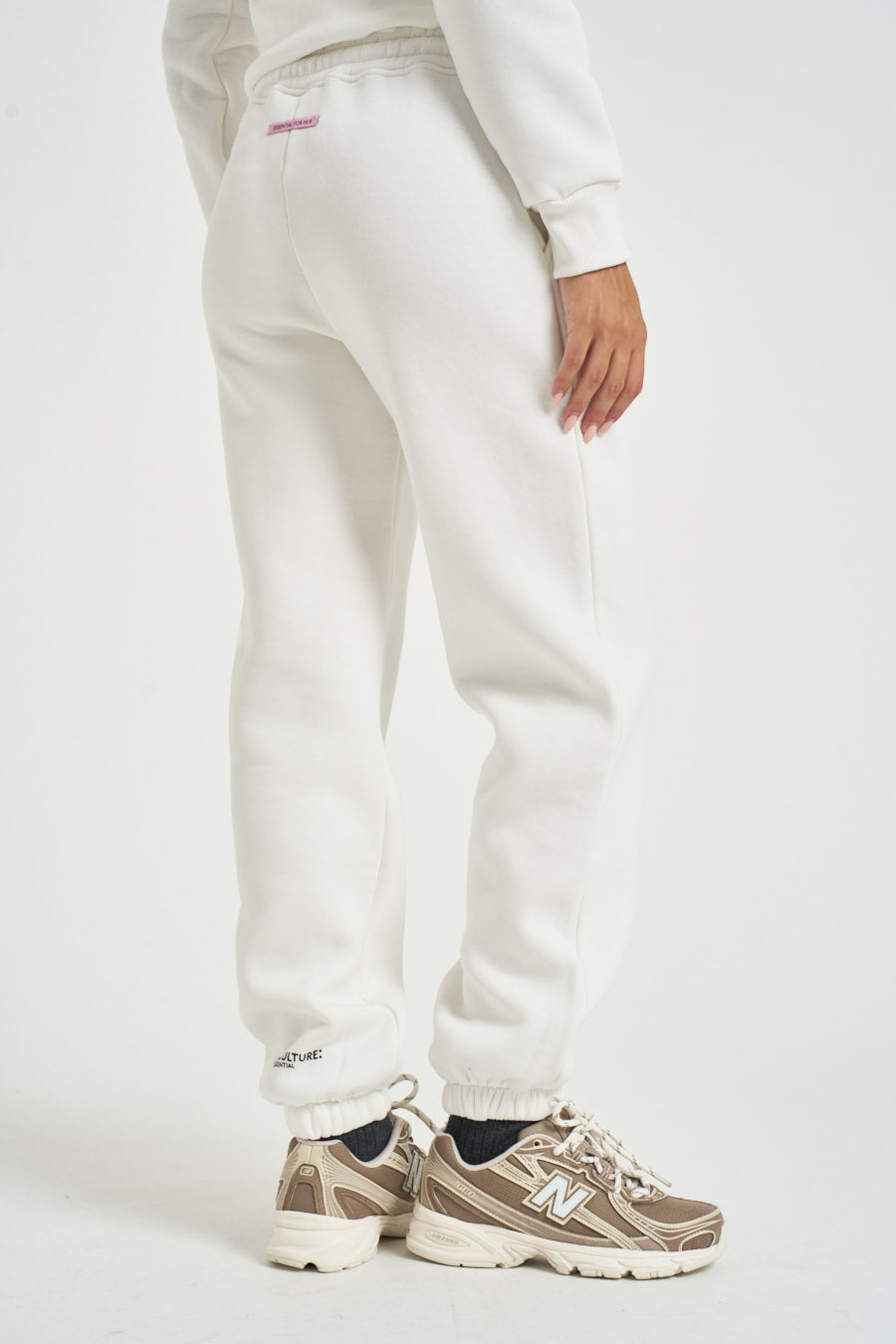 Pantalone donna tuta jogger bianco RITAZ OFF WHITE SUPERCULTURE* 