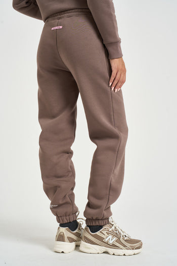 Pantalone tuta jogger donna fango - 4
