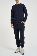 Felpa uomo a girocollo blu TEDDYZ BLU SUPERCULTURE* 