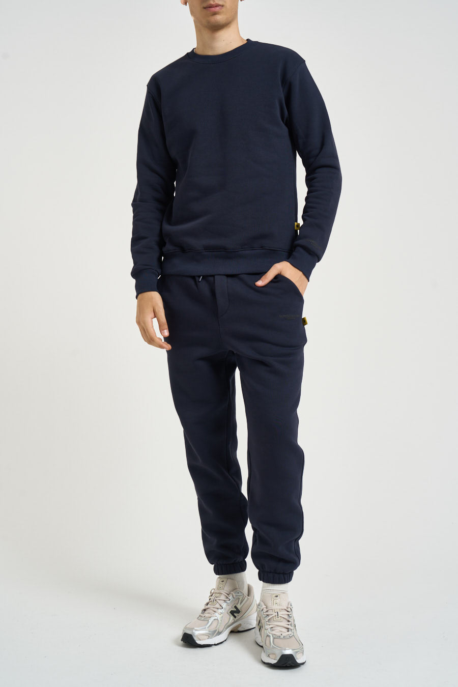 Felpa uomo a girocollo blu TEDDYZ BLU SUPERCULTURE* 