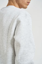 Felpa uomo a girocollo grigio mèlange TEDDYZ GRIGIO NK SUPERCULTURE* 