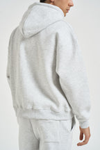 Felpa uomo con zip grigio mèlange TRAVIS GRIGIO NK SUPERCULTURE* 