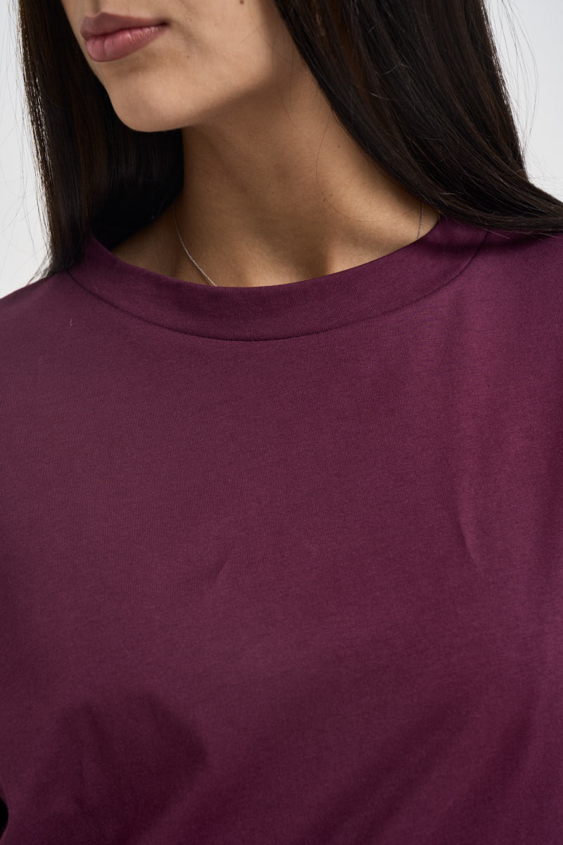 Maglia donna a maniche lunghe bordeaux 11771 BAROLO SUSY MIX 