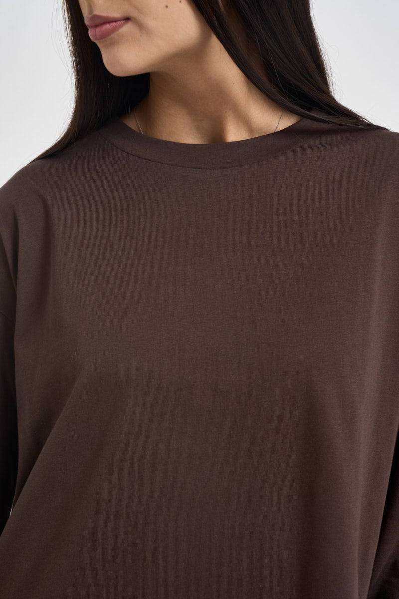 Maglia donna a maniche lunghe moro 11771 MORO SUSY MIX 