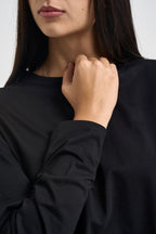 Maglia donna a maniche lunghe nera 11771 NERO SUSY MIX 