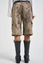 Bermuda donna cargo militare 61334PN VARIANTE UNICA SUSY MIX 