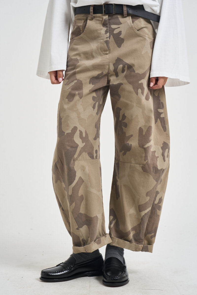 Pantalone donna camouflage militare 61335P VARIANTE UNICA SUSY MIX 