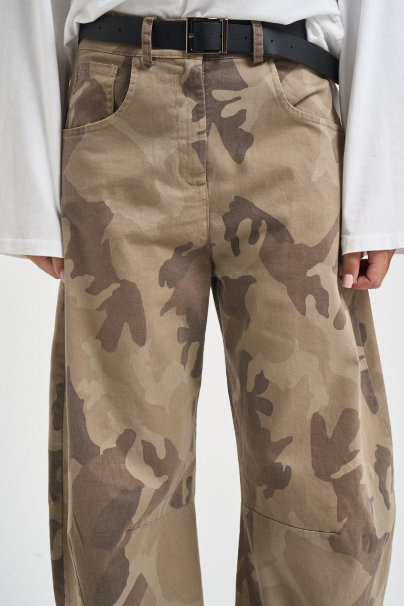 Pantalone donna camouflage militare 61335P VARIANTE UNICA SUSY MIX 