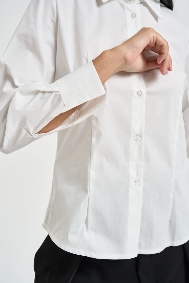 Camicia donna bianca 74827 LATTE SUSY MIX 